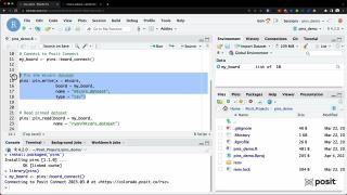 Leveraging Pins with Posit Connect