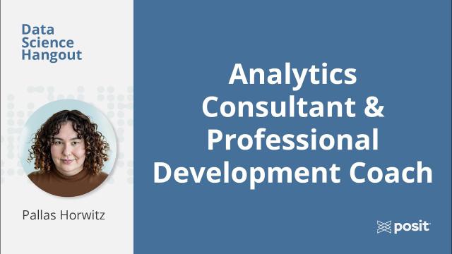 Data Science Career Growth | Pallas Horwitz | Data Science Hangout