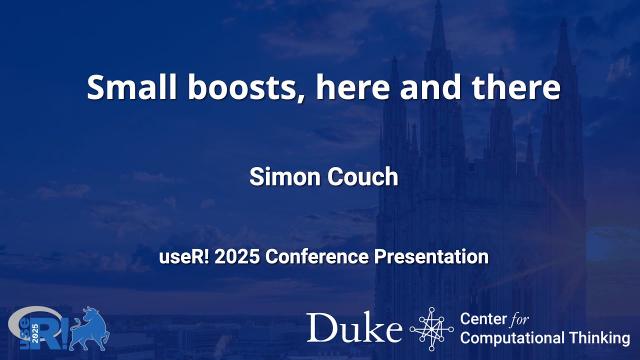 Small boosts here and there - Simon Couch
